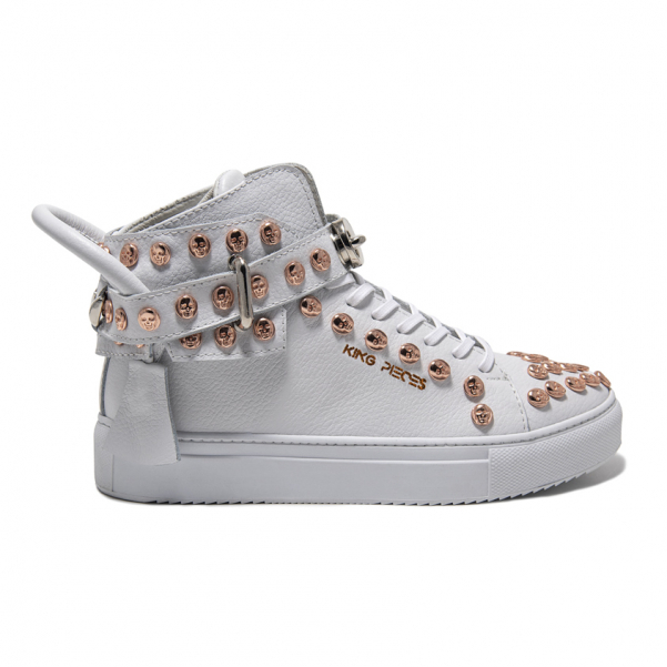 Alternative view of Argento Skull White