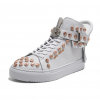 Sneakers hombre Argento Skull White - King Pieces