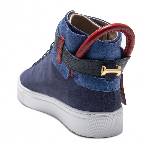 Tenis Argento New Blue de cuero — King Pieces — vista 3