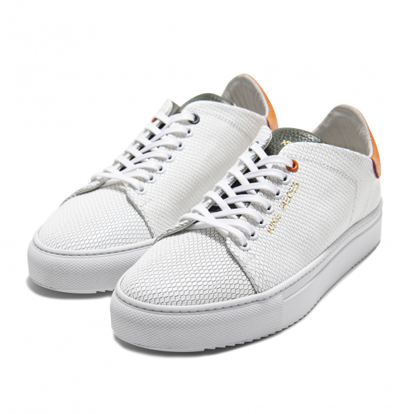 Tenis Lourdes White II de cuero — King Pieces — vista 4