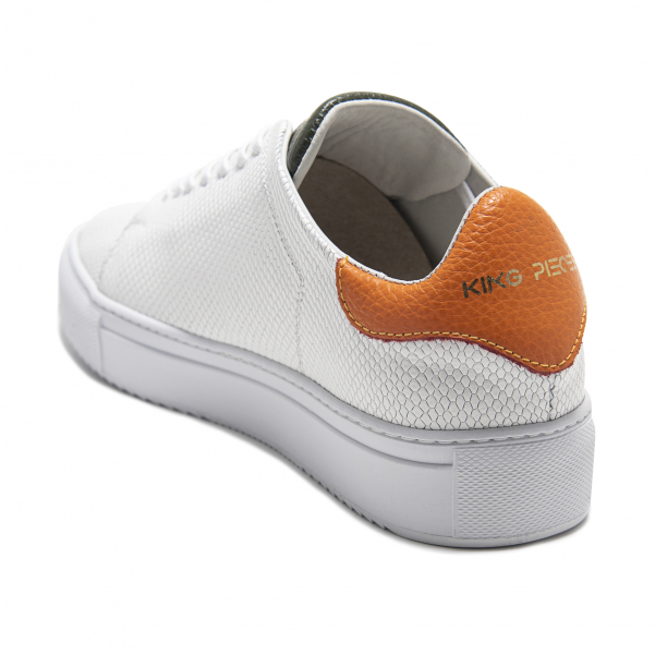 Tenis Lourdes White II de cuero — King Pieces — vista 3
