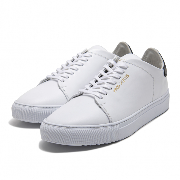 Tenis Lourdes White&Black de cuero — King Pieces — vista 4