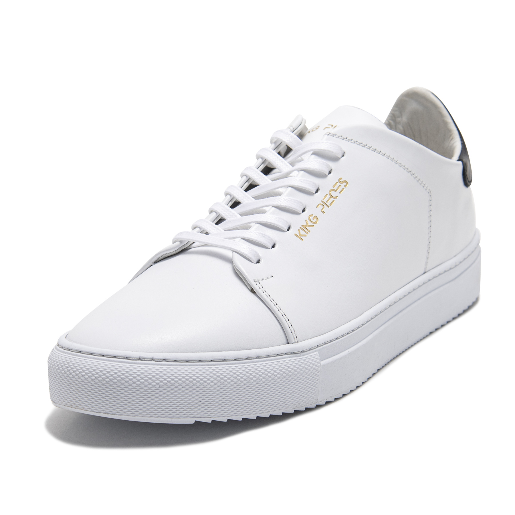 Tenis Lourdes White&Black de cuero — King Pieces