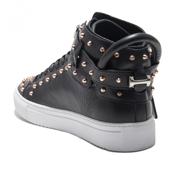 Tenis Argento Black II de cuero — King Pieces — vista 3