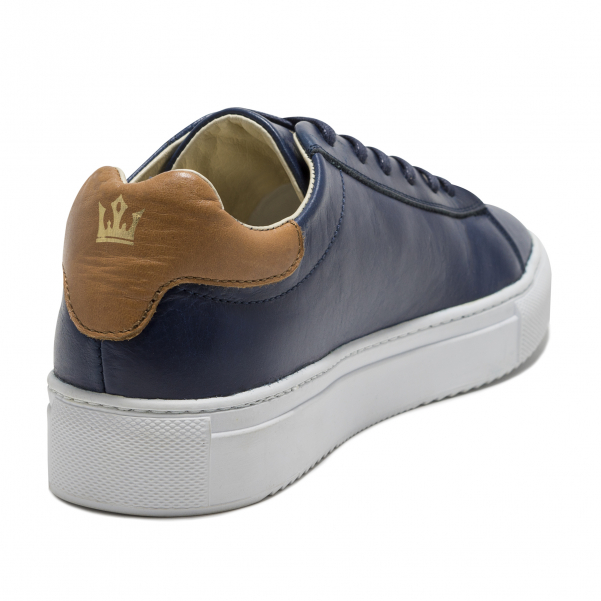 Tenis Raimon Blue de cuero — King Pieces — vista 3