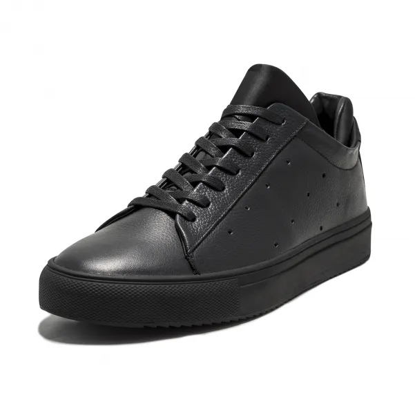 Tenis Pava Totally Black de cuero — King Pieces